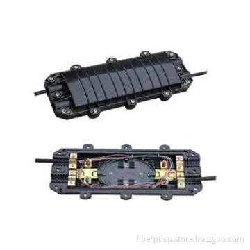 Wall mounted FTTH access network fiber splice closures with